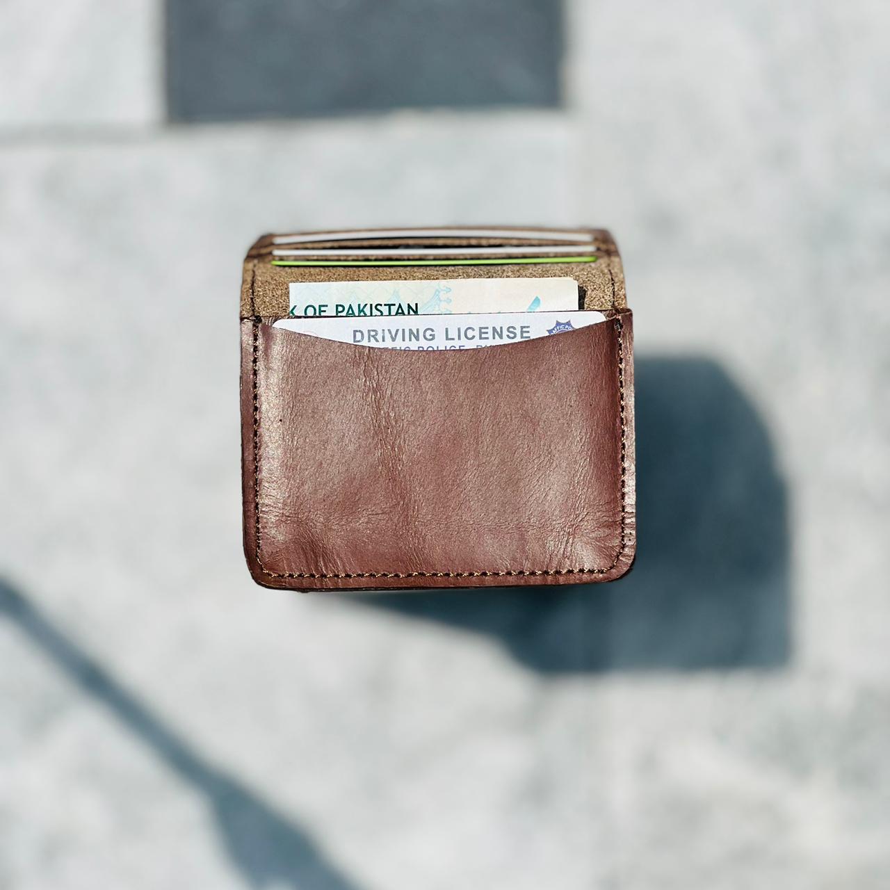 Meeras Handmade Classic Brown Colour Card Holder Wallet