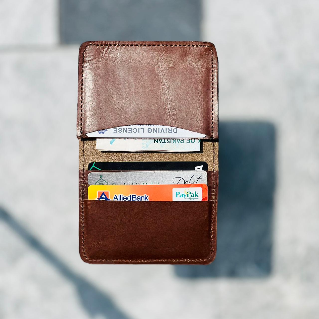 Handmade Leather Bifold Wallet + Card Holder | Combo Offer