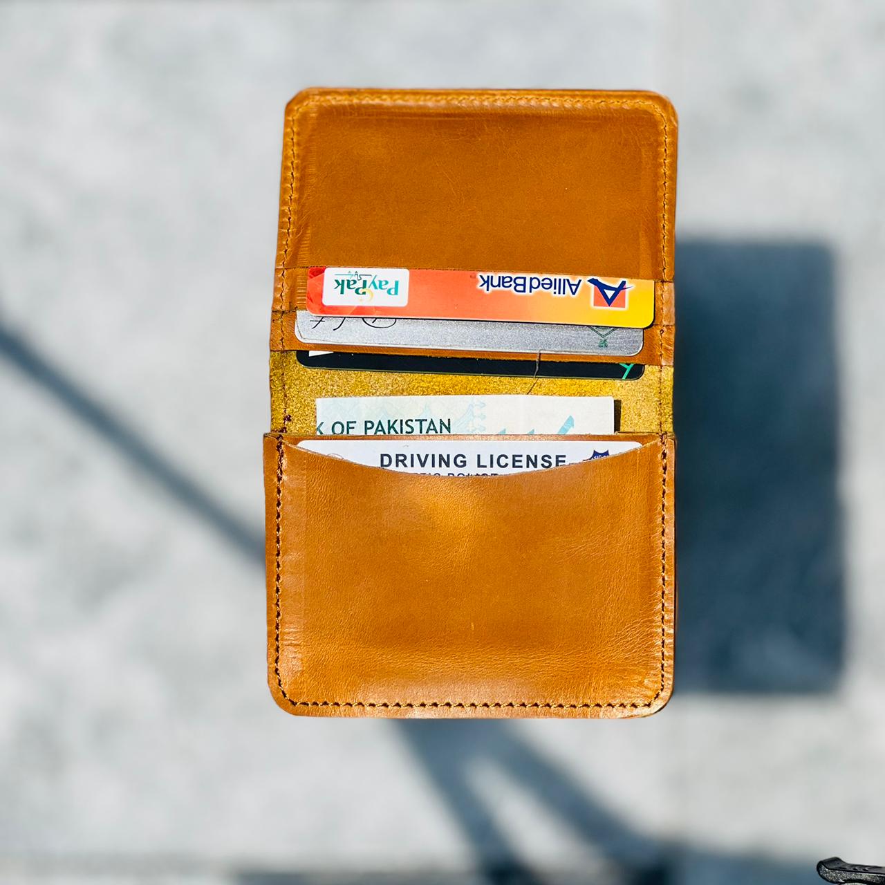 Handmade Leather Bifold Wallet + Card Holder | Combo Offer