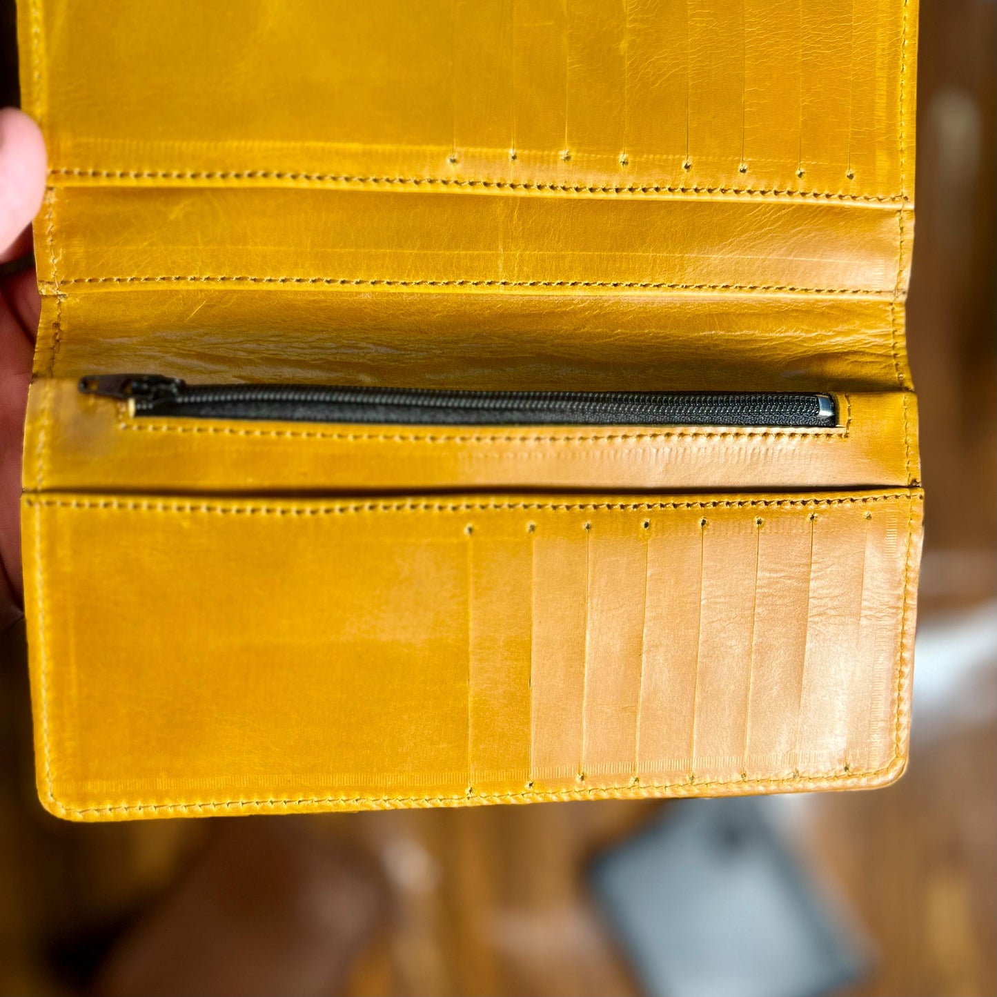 Meeras Handmade Camel Dune Colour Long Wallet