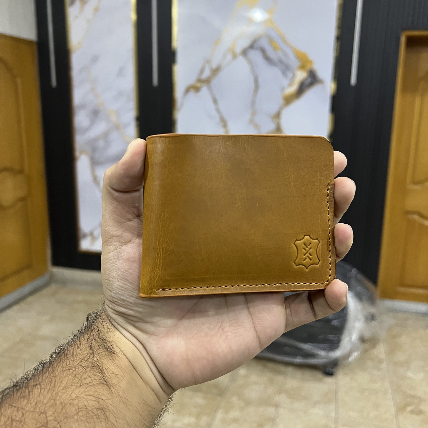 Meeras Handmade Brown Colour BiFold Wallet