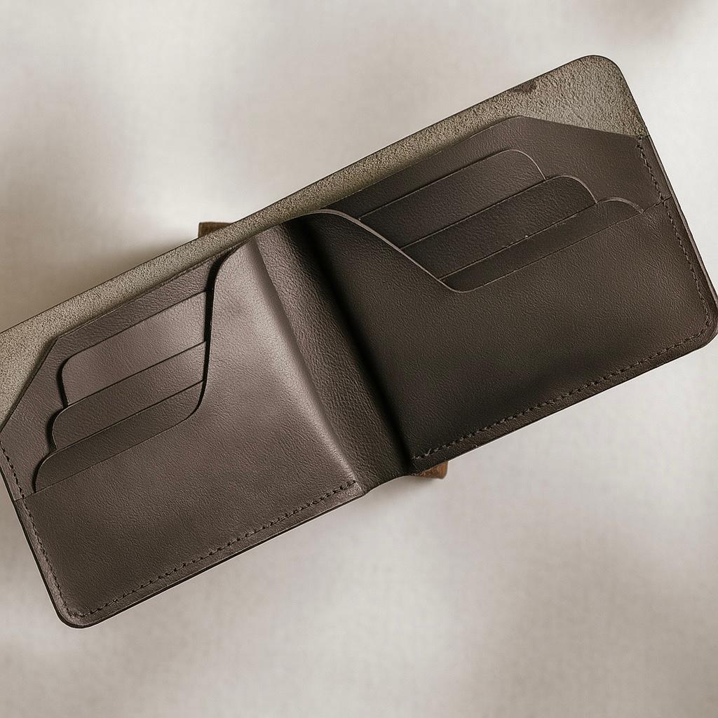 Handmade Leather Bifold Wallet + Card Holder | Combo Offer