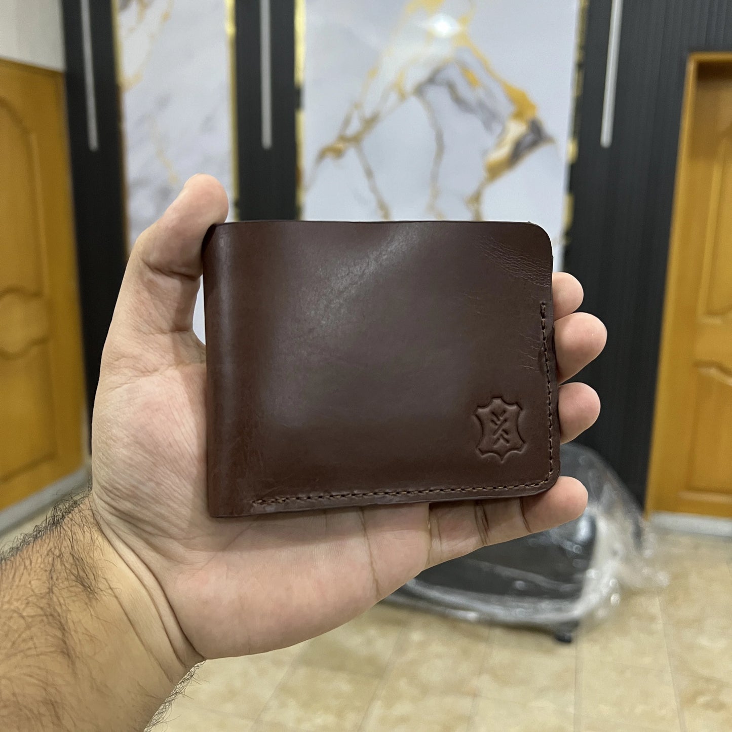 Meeras Handmade Brown Colour BiFold Wallet