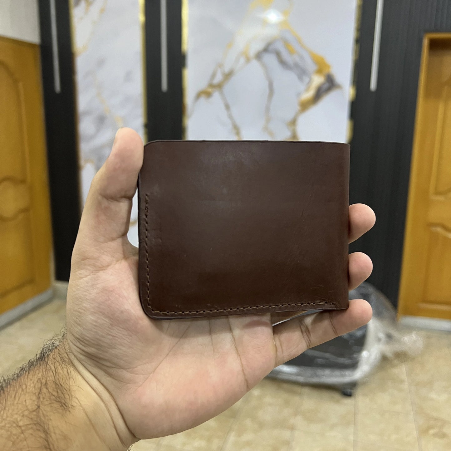 Meeras Handmade Brown Colour BiFold Wallet