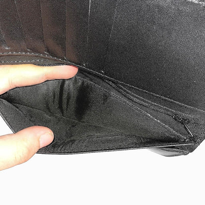 Meeras Handmade Black Colour Long Wallet