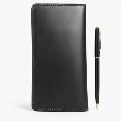 Meeras Handmade Black Colour Long Wallet