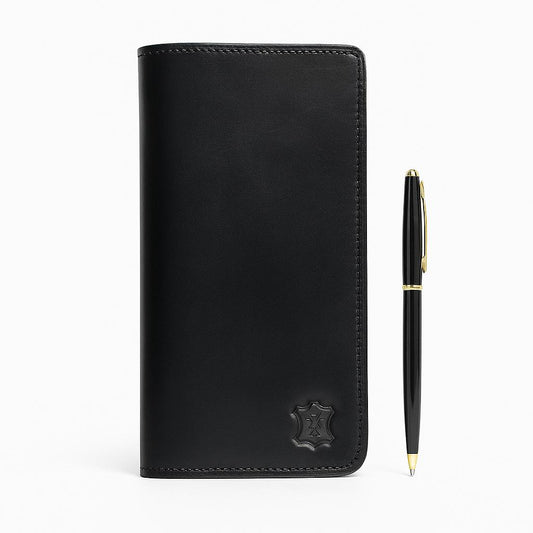 Meeras Handmade Black Colour Long Wallet