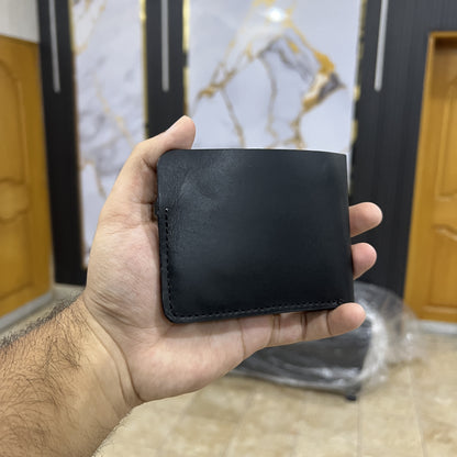 Meeras Handmade Black Colour BiFold Wallet