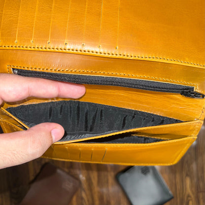 Meeras Handmade Camel Dune Colour Long Wallet