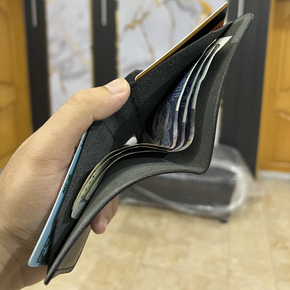 Meeras Handmade Black Colour BiFold Wallet