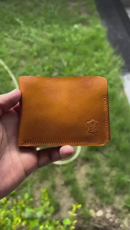 Handmade Leather Bifold Wallet + Card Holder | Combo Offer
