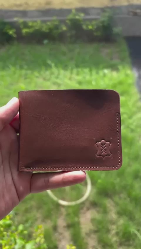 Handmade Leather Bifold Wallet + Card Holder | Combo Offer